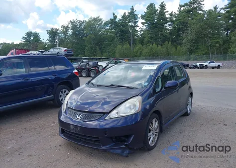 2009 Honda Fit Sport из США, поврежденный, VIN JHMGE88449S011265